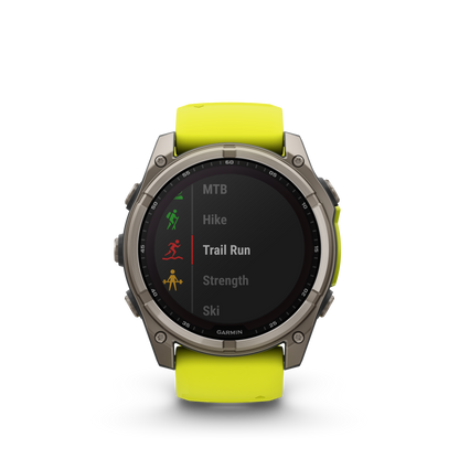 Garmin Fenix 8 51mm Solar Sapphire - Amp Yellow
