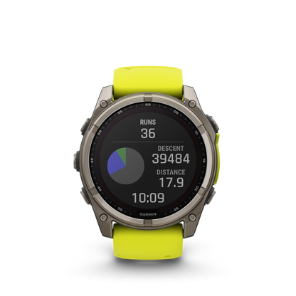 Garmin Fenix 8 51mm Solar Sapphire - Amp Yellow