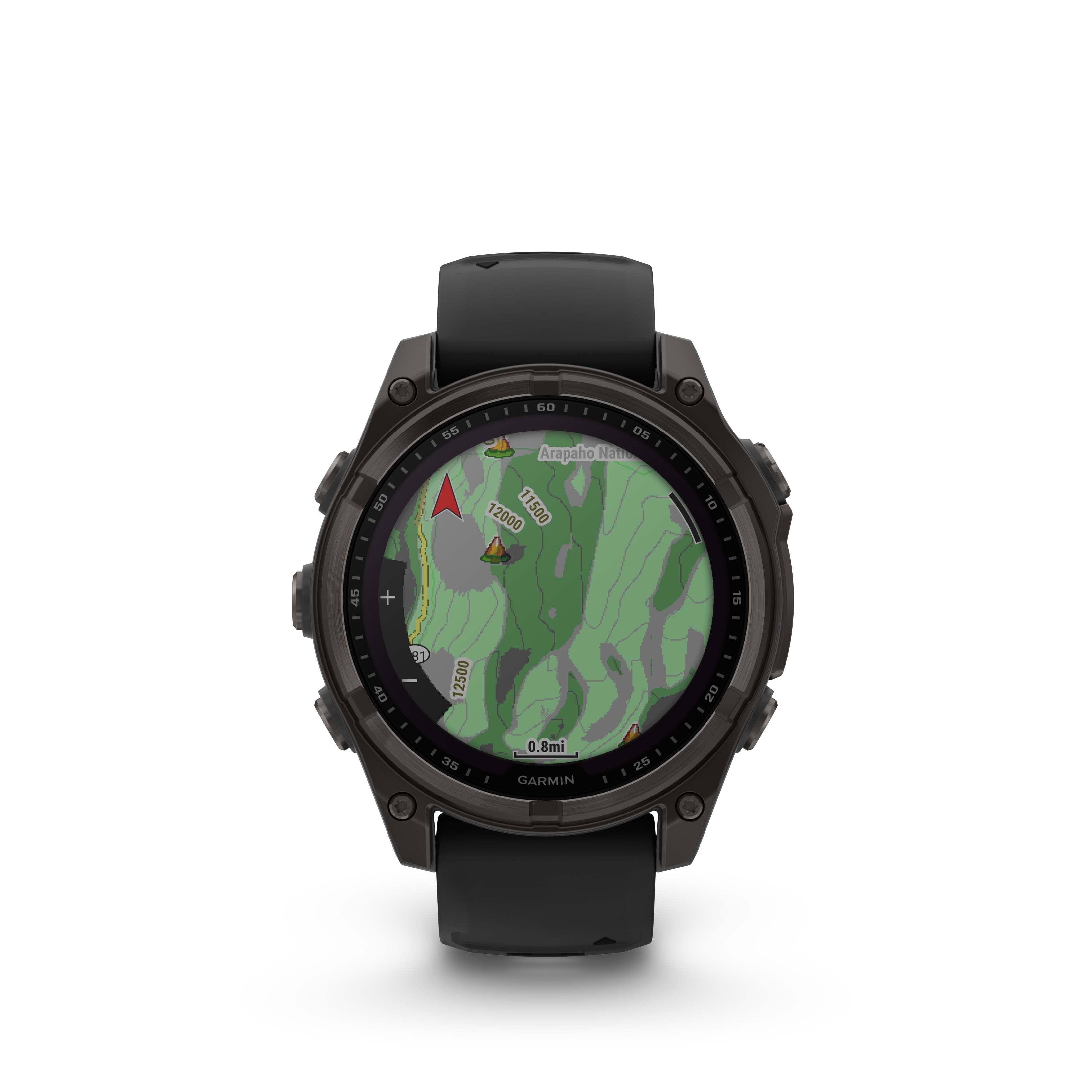 Garmin Fenix 8 47mm Solar Sapphire - Carbon Gray
