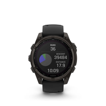 Garmin Fenix 8 47mm Solar Sapphire - Carbon Gray