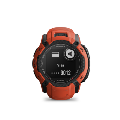 Garmin Instinct 2X Solar  GPS Smartwatch - Flame Red