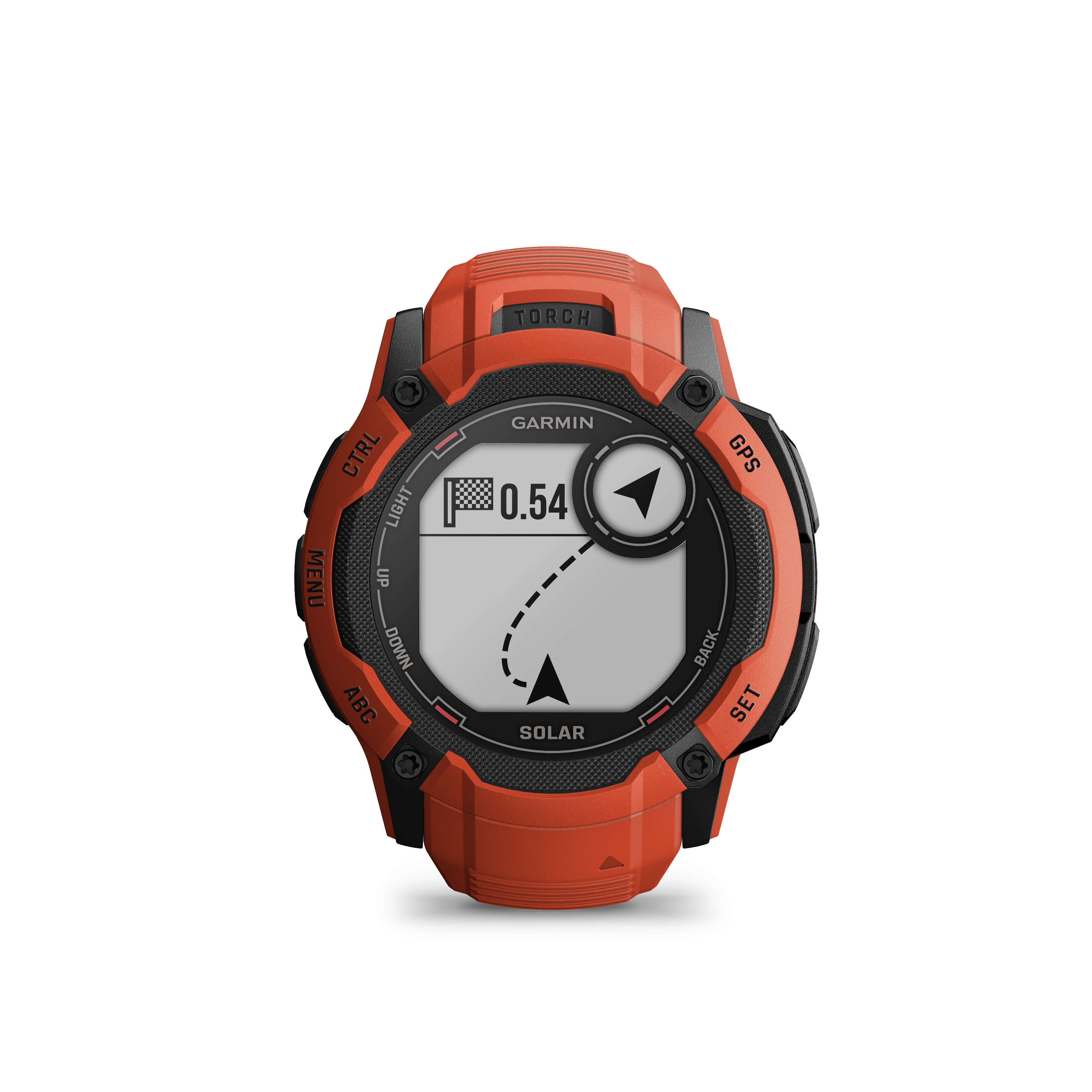 Garmin Instinct 2X Solar  GPS Smartwatch - Flame Red