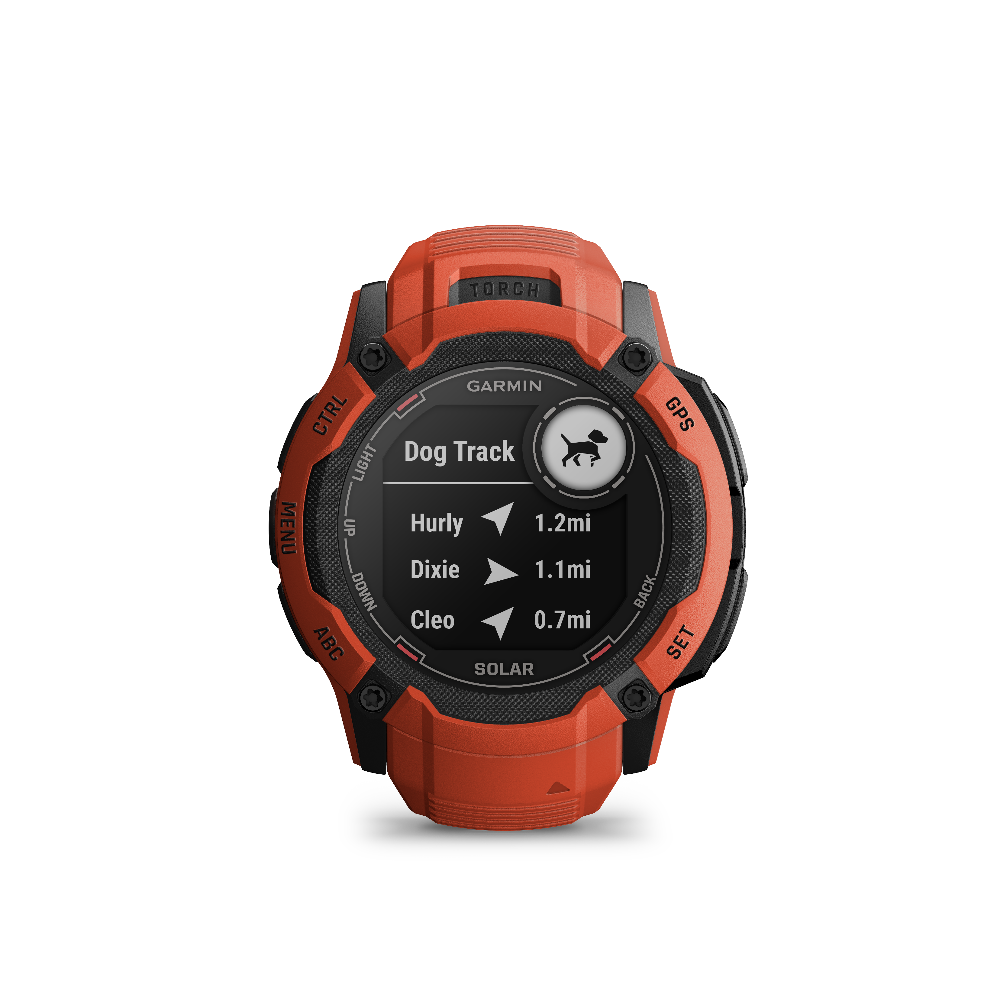 Garmin Instinct 2X Solar  GPS Smartwatch - Flame Red