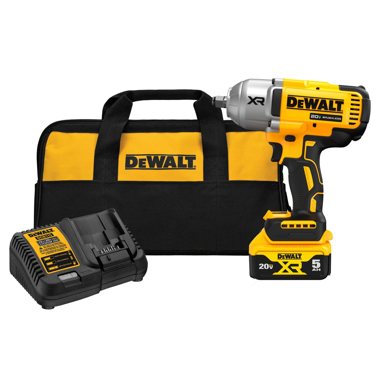 Kit de clé à chocs sans fil Dewalt 20 V Max 