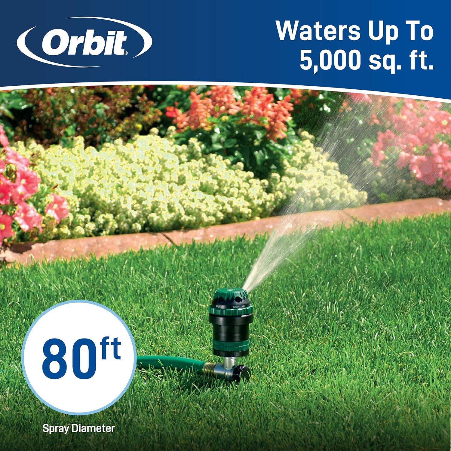 Orbit H2O - 6 Gear Drive Sprinkler - 3 Pack