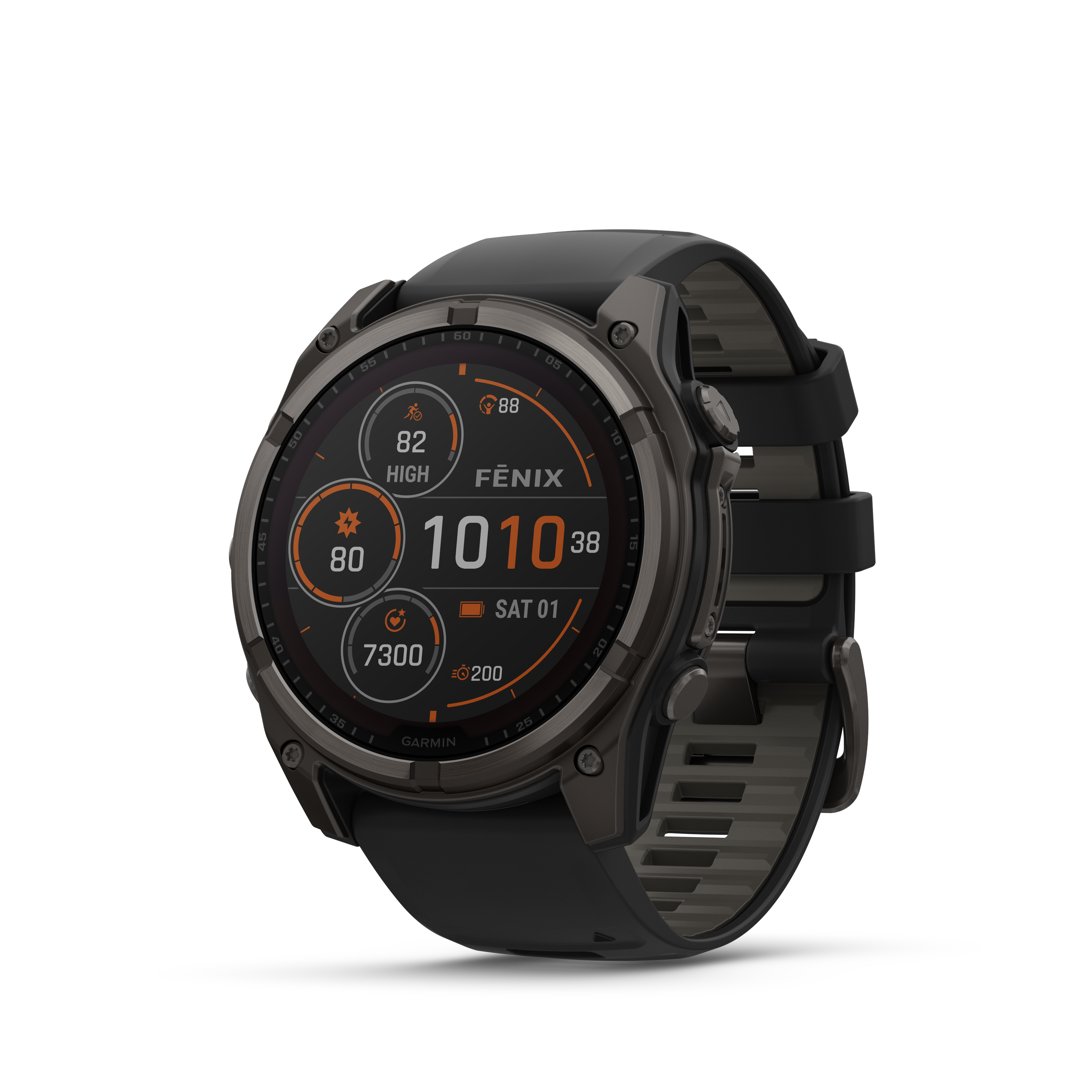 Garmin Fenix 8 51mm Solar Sapphire - Carbon Gray