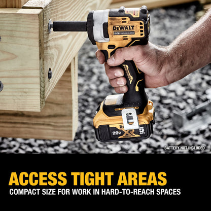 Dewalt 20V Max Clé à chocs sans fil 3/8" avec enclume à anneau - Outil seul