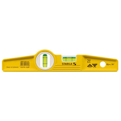 Stabila 25100 10 inch Die-Cast Magnetic Level - Yellow