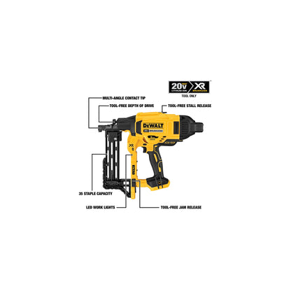 Dewalt 20V 9GA Fencing Stapler Bare