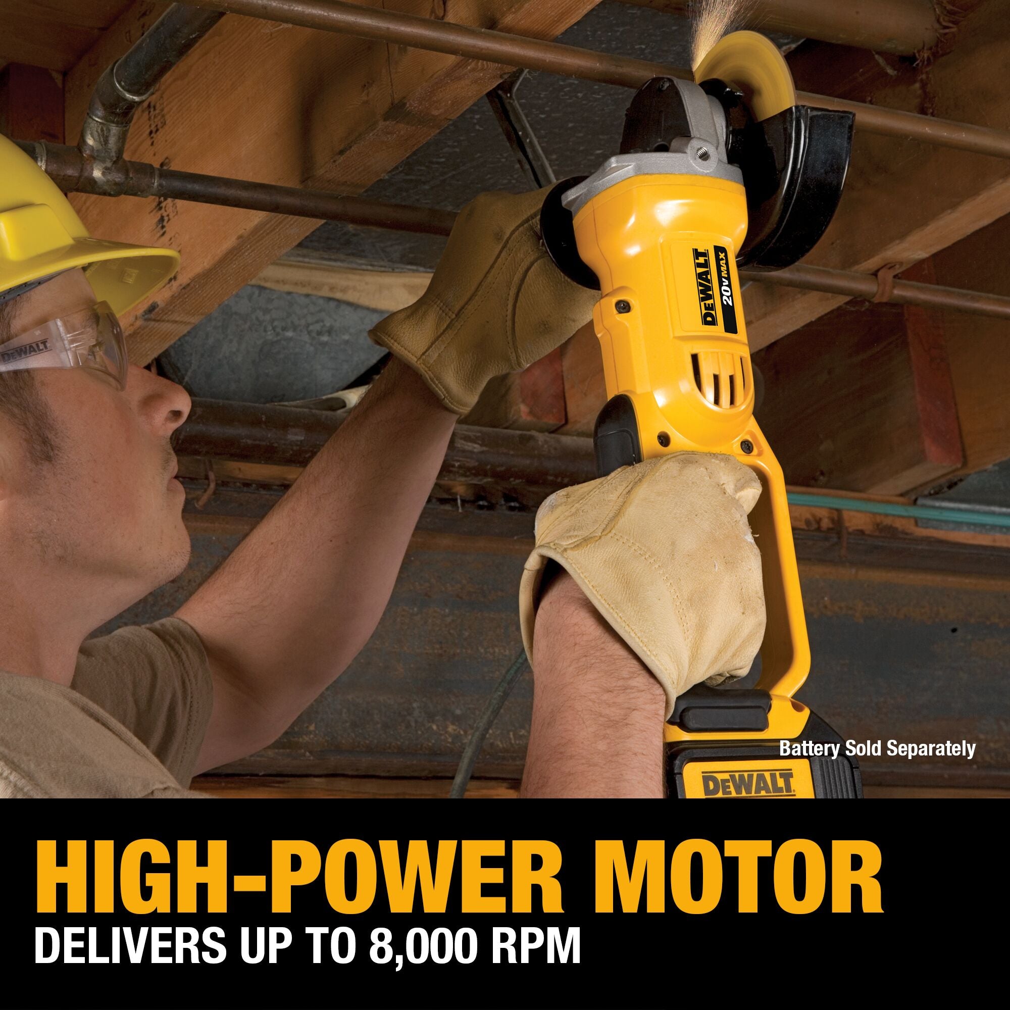 Dewalt 20V MAX Angle Grinder Tool 4-1/2 Inch - Tool Only