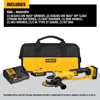 Dewalt 20V MAX Lithium Ion Grinder Tool Kit