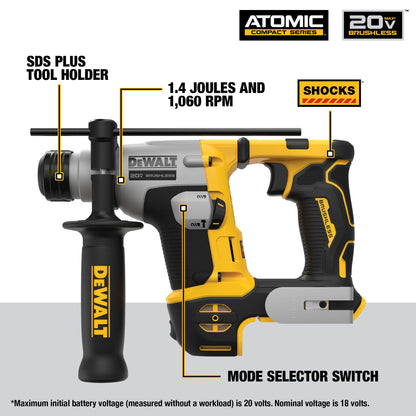 Dewalt 20V Max 5/8" ULTRACOMP Marteau nu