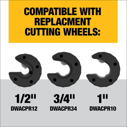 Dewalt Impact Ready Copper Tubing Cutter with Brace Bracket