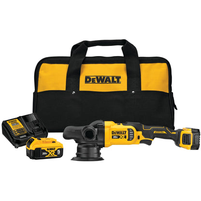 Dewalt 20V MAX XR 5" Variable Speed Random orbit Polisher Kit  w/ 2 Batteries And Bag
