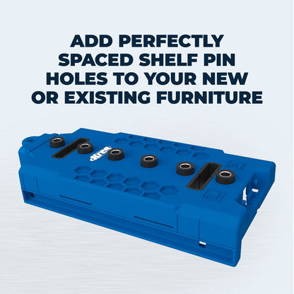 Kreg 1/4" Shelf Pin Jig  Drill Guide for Straight Holes