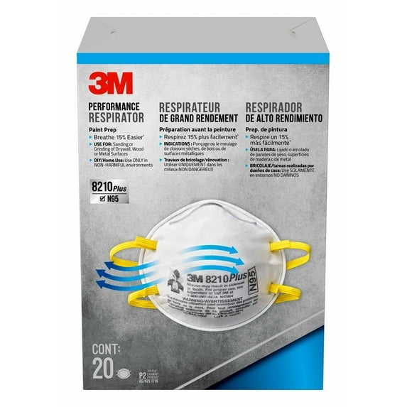 3M Performance Respirator Advanced Filter  20 Masks N95