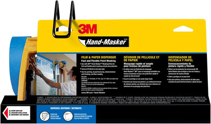 3M Hand Masker Pre-Loaded Film with Paper Dispenser & Masking Film Tape Kit (Kit de film de masquage)