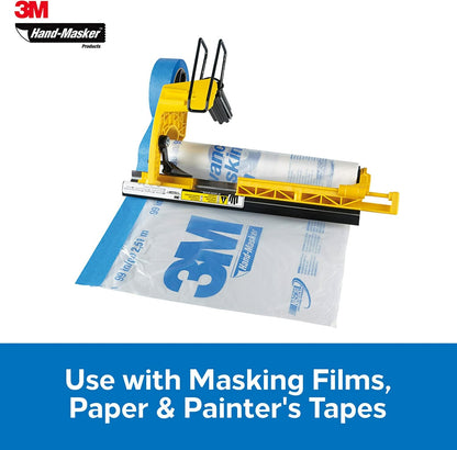 3M Hand Masker Pre-Loaded Film with Paper Dispenser & Masking Film Tape Kit