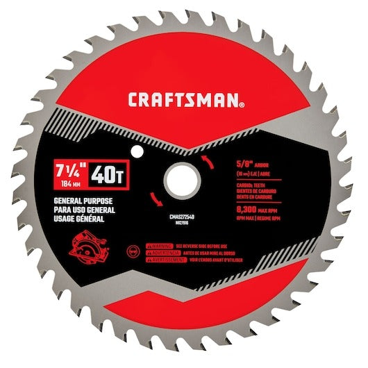 Craftsman 7-1/4" 40 T General Purpose Saw Blade