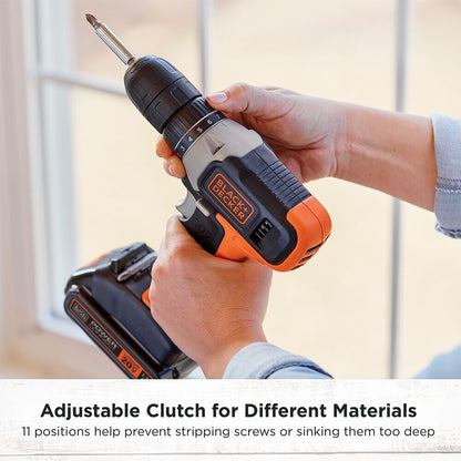 Black & Decker 20V Max Drill Driver Combo Kit - 83 PC