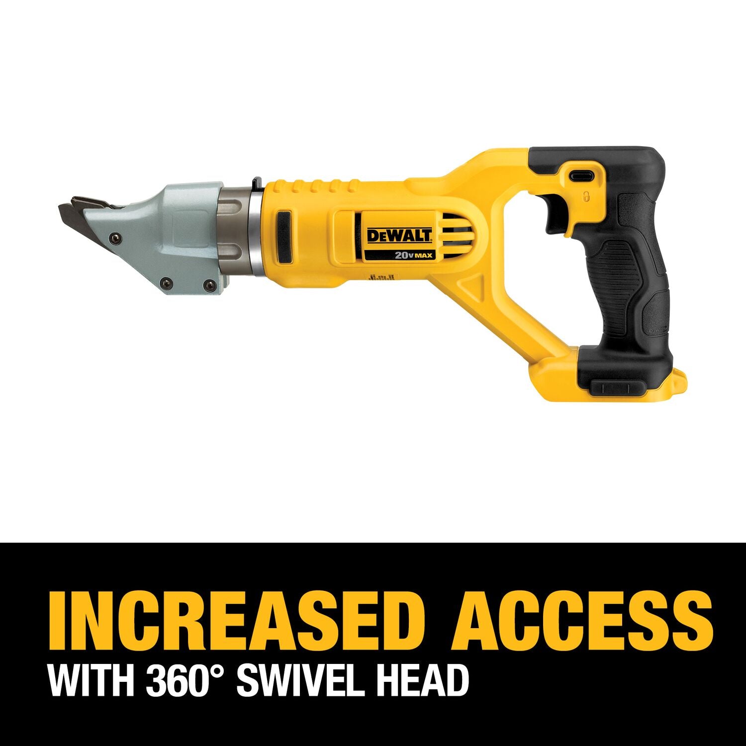 Dewalt 20V 14G Max Swivel Head Metal Shear - Tool Only