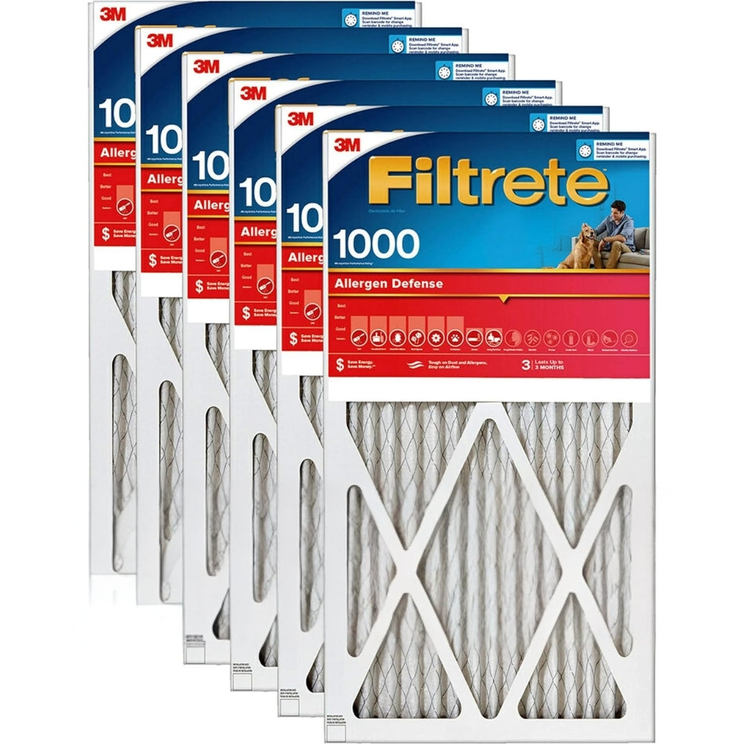Filtre Filtrete 14 x 20 x 1 MPR1000 Premium Furnace Filters - 6 packs