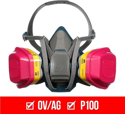 3M Safety Multi Purpose Respirator with Quick Latch