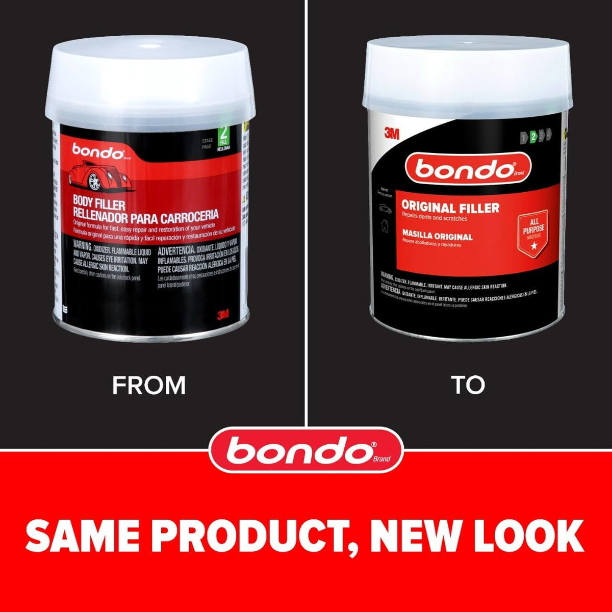 Bondo Remplissage de carrosserie 1.87Lb