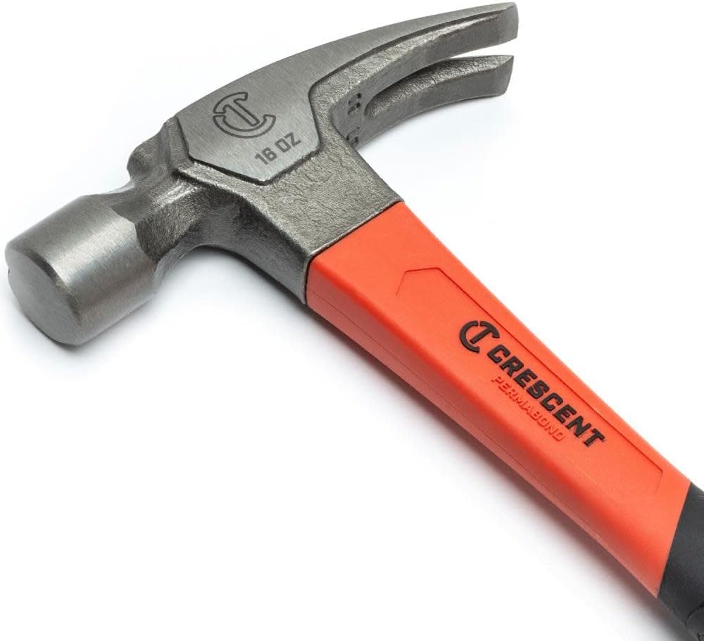 Marteau Crescent - 16Oz Fibre de verre avec griffe de coupe