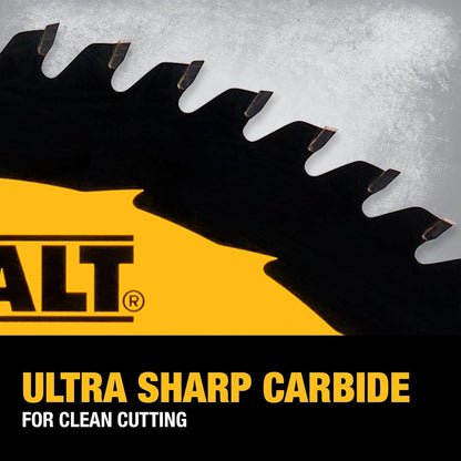 Dewalt 10" 40T - 60T lame de scie Combo Pack