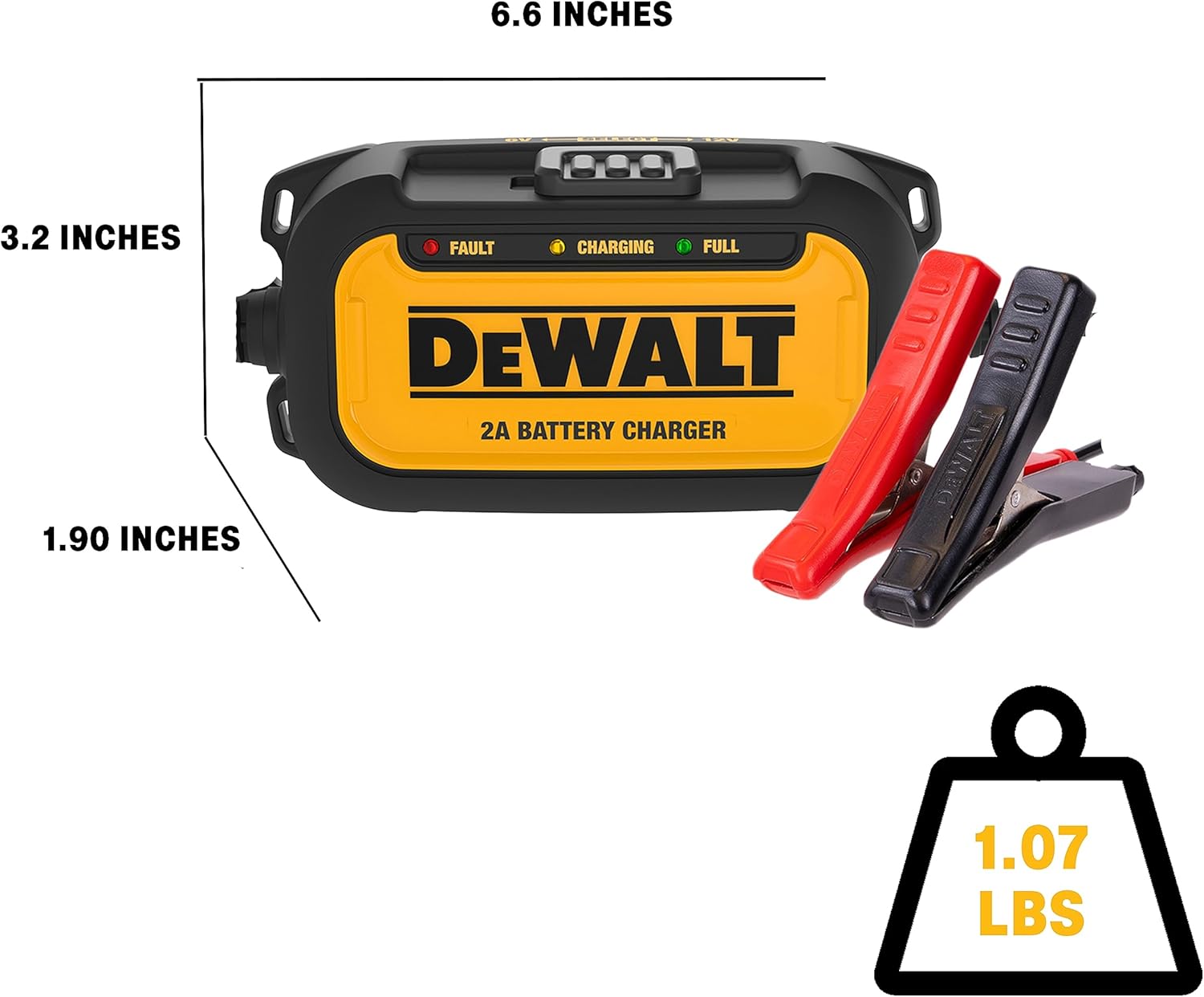 Dewalt Professional 2 Amp Automotive Battery Charger/Maintainer