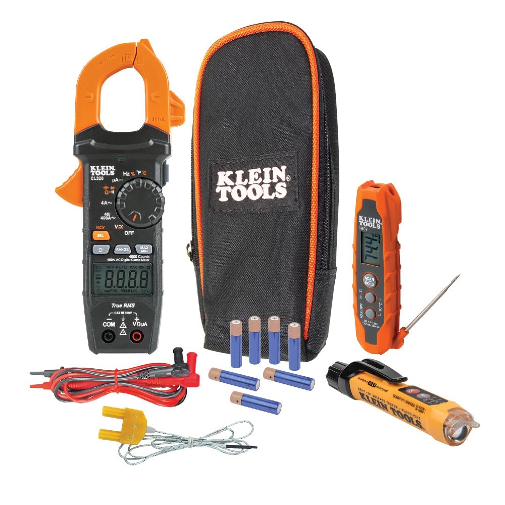 Klein Tools Kit for HVAC Testing Digital Clamp Meter