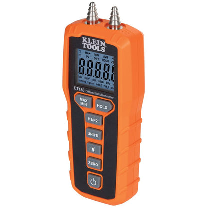 Klein Tools Digital Manometer Air & Gas Pressure Tester
