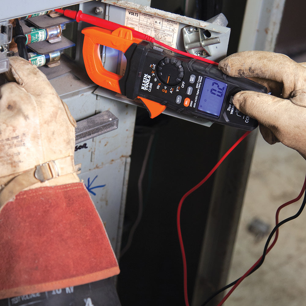 Klein Tools Digital Clamp Meter Auto Ranging TRMS Technology