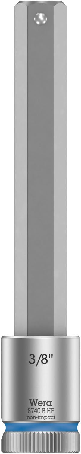 Wera 3/8" HF  8740 B HF Imperial 1 Bit Socket Set - 7 Pc