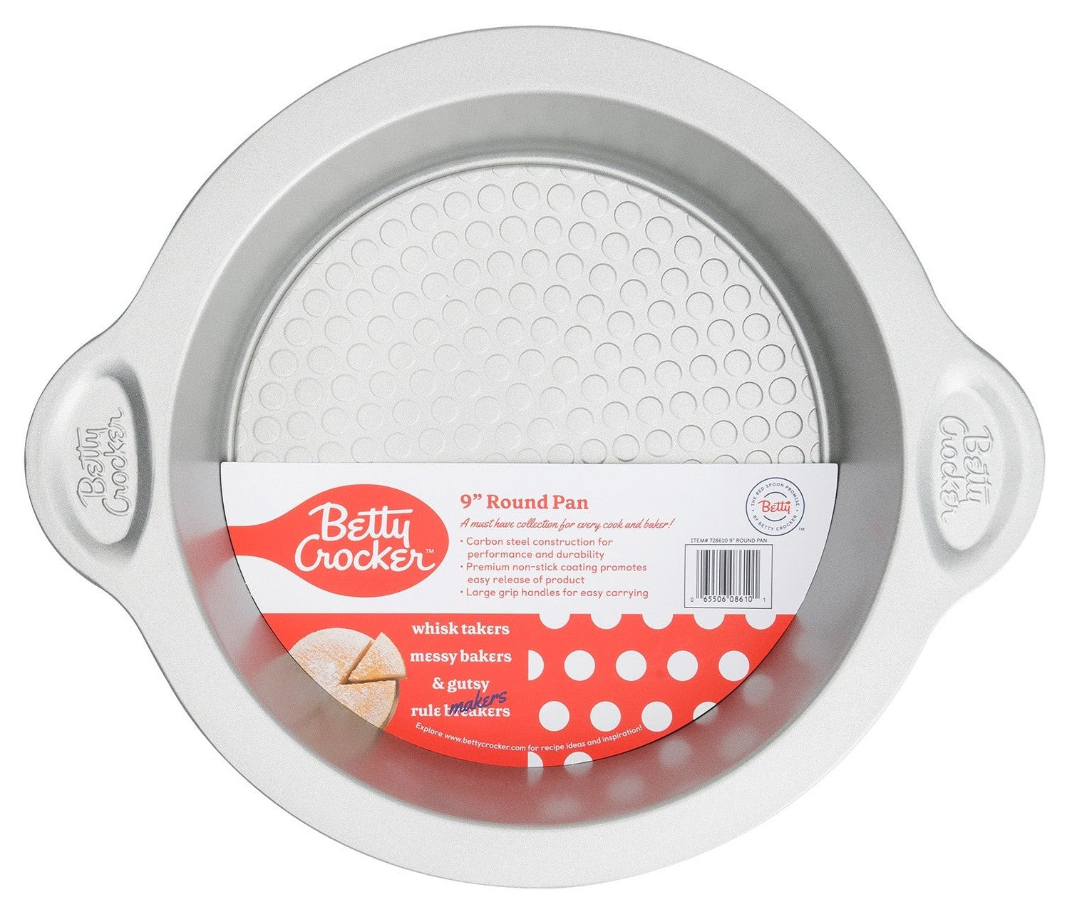 Betty Crocker 728610 9” Round Pan - Steel