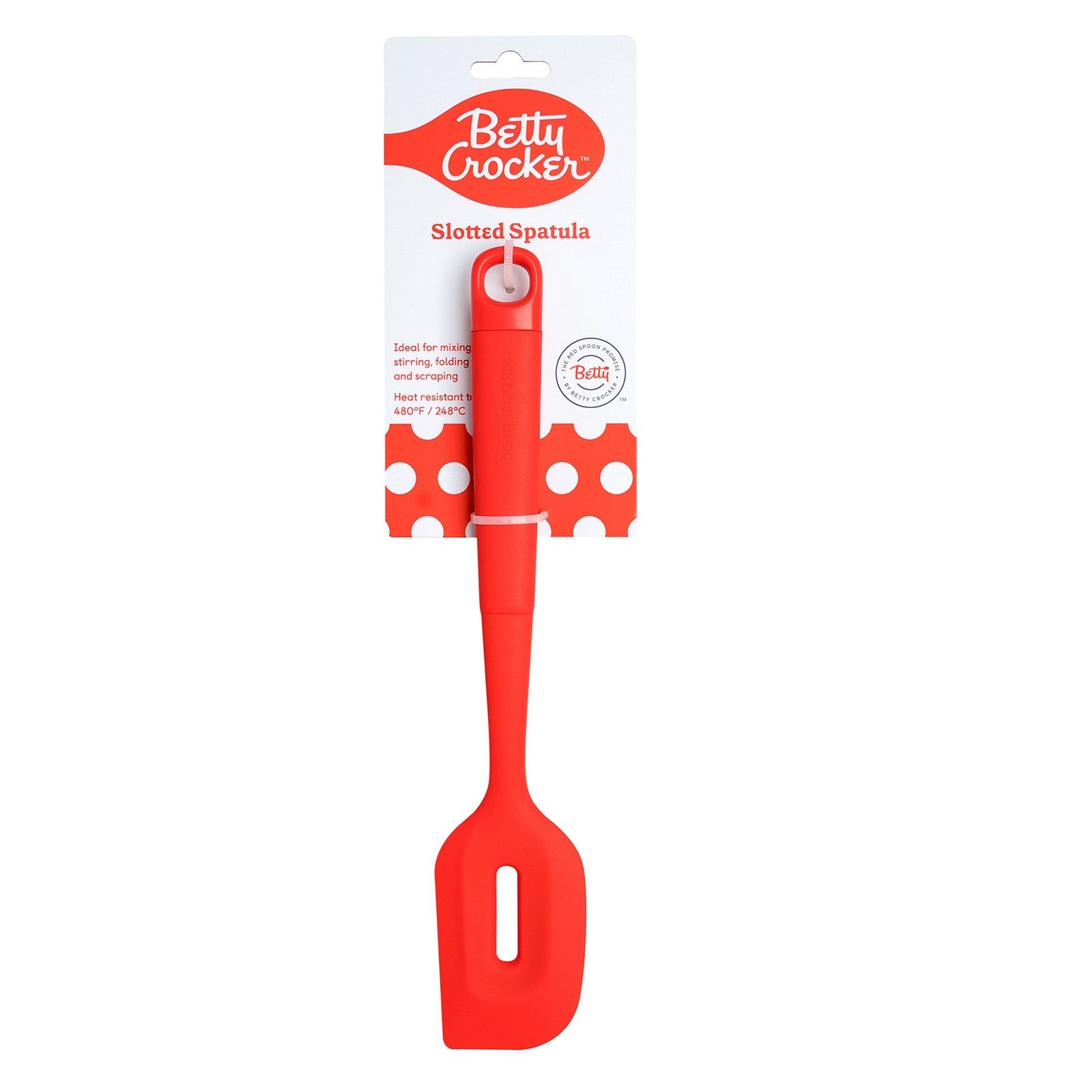 Betty Crocker 728646 12.25" Silicone Slotted Spatula