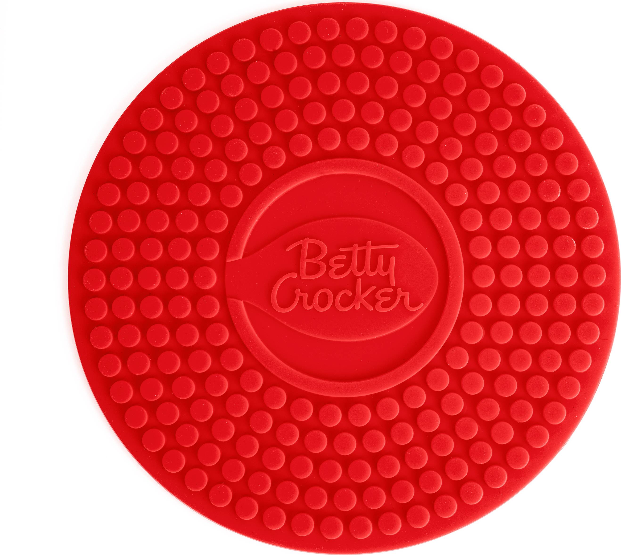 Betty Crocker 728660 9" Silicone Trivet - Red