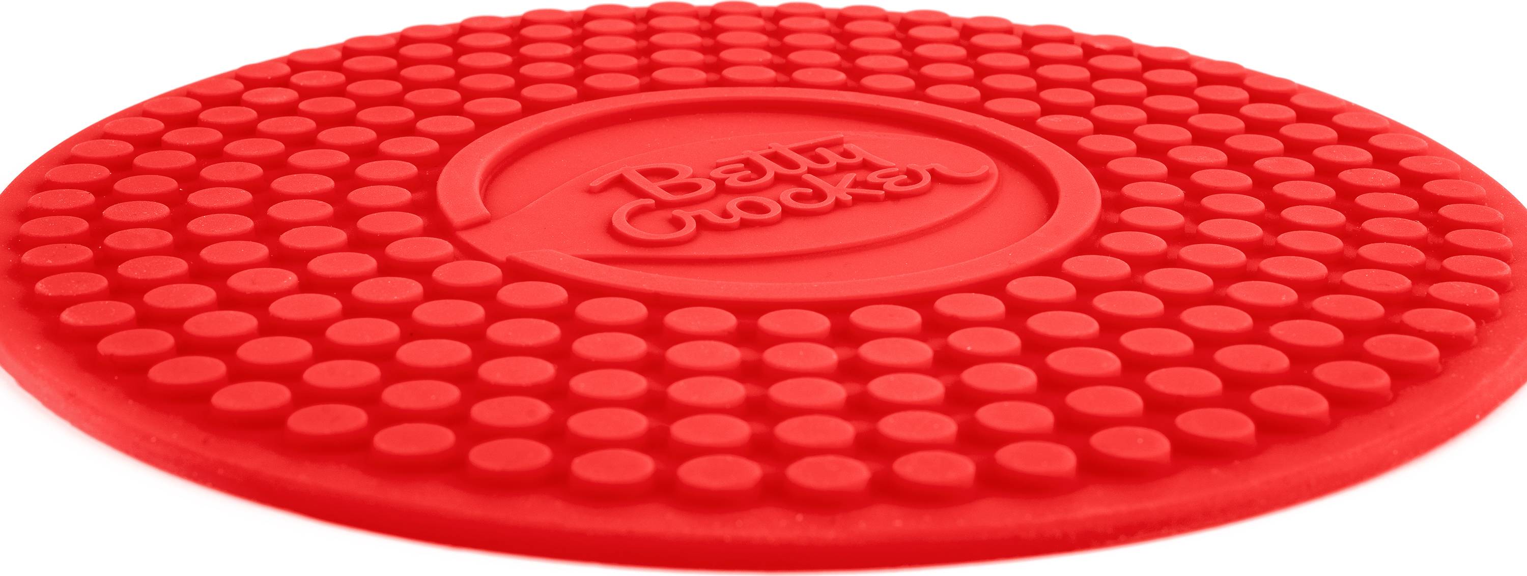 Betty Crocker 728660 9" Silicone Trivet - Red