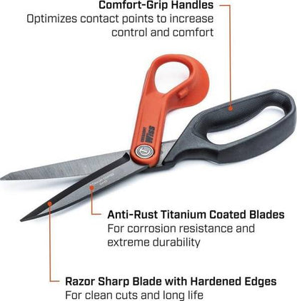 10" Pro Titanium Offset Shears - Right