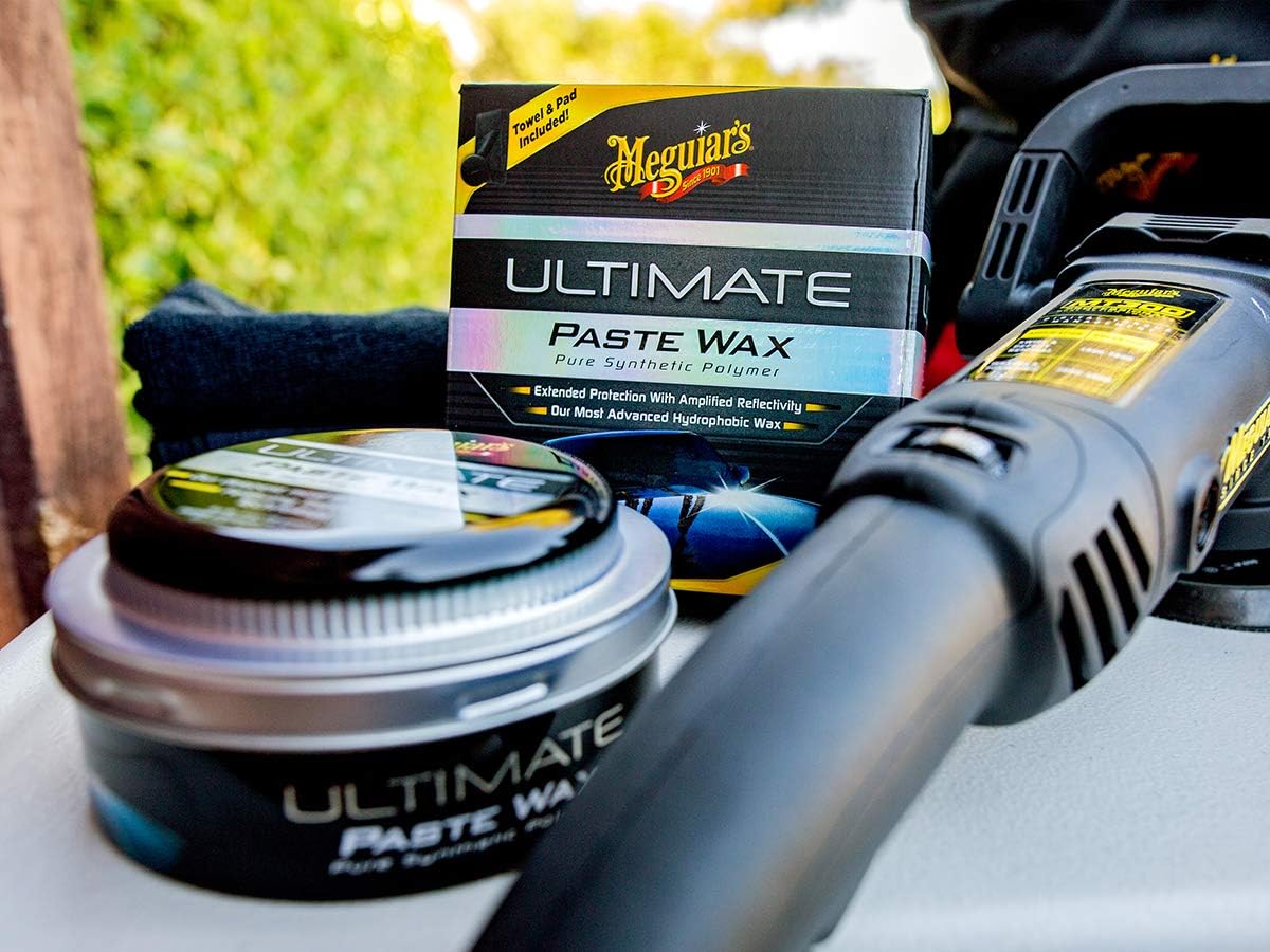 Meguiar's Ultimate Paste Wax - Premium Car Wax for a Deep - Reflective Shine Gloss with Long - Lasting Protection