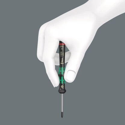 Wera - 2050 PH Screwdriver for Phillips screws for electronic applications, PH 1 x 80 mm
