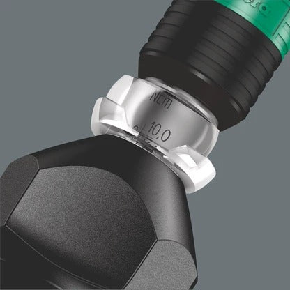 Wera - Series 7400 Kraftform adjustable torque screwdrivers (2.5-29.0 in. lbs.) with Rapidaptor quick-release chuck, 7445 x 2.5-11.5 in. lbs.