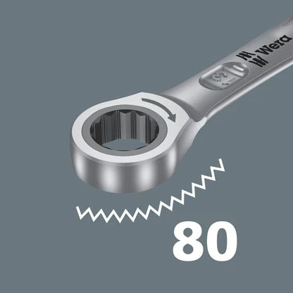 Wera - 6000 Joker Ratcheting combination wrenches, 10 x 159 mm