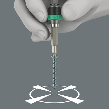 Wera - 889/4/1 Rapidaptor Universal Bit Holder, 1/4" x 75 mm