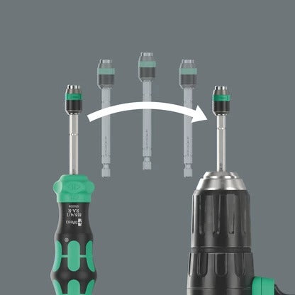 Wera - Kraftform Kompakt 26 RA-R with pouch, 6 pieces