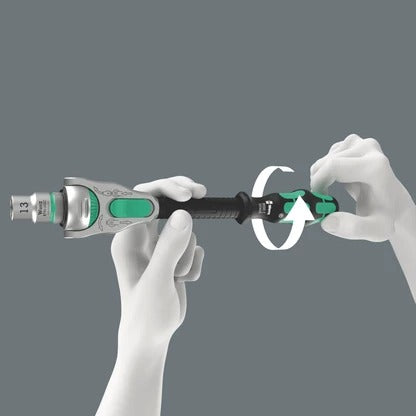 Wera Zyklop Speed Ratchet Set 8100 SA 6 Transmission 1/4" Metric Set of 28 Pieces