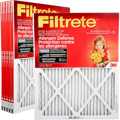 Filtrete 20 x 25 x 1 MPR1000 Furnace Filter - 2 Pack