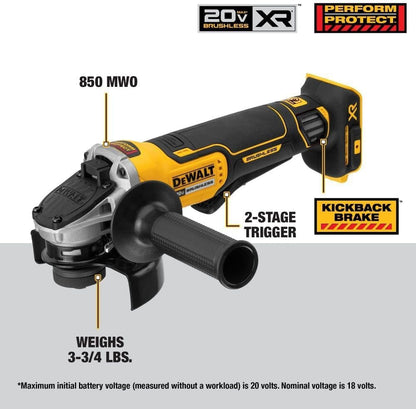 Dewalt 20V Max Drill & Grinder Kit 2 Batteries & Charger Included