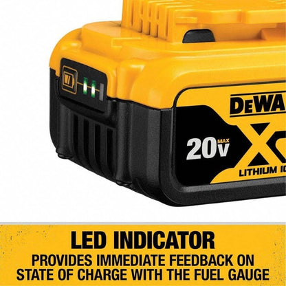 Lot de 2 batteries lithium-ion Dewalt 20 V Max XR 5,0 Ah